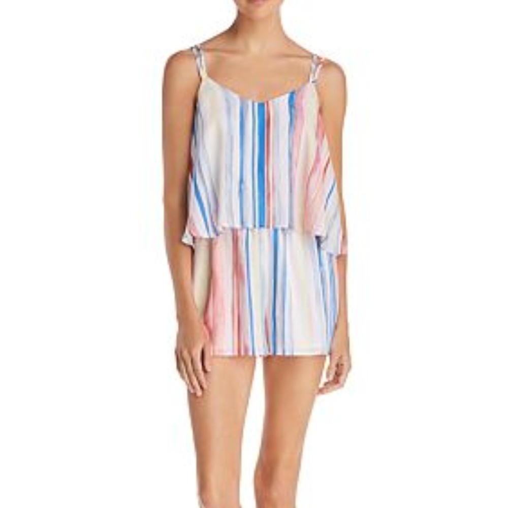 Jack by BB Dakota Stripe Popover Romper